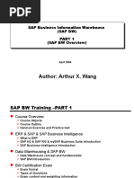 SAP BW Training Part 1