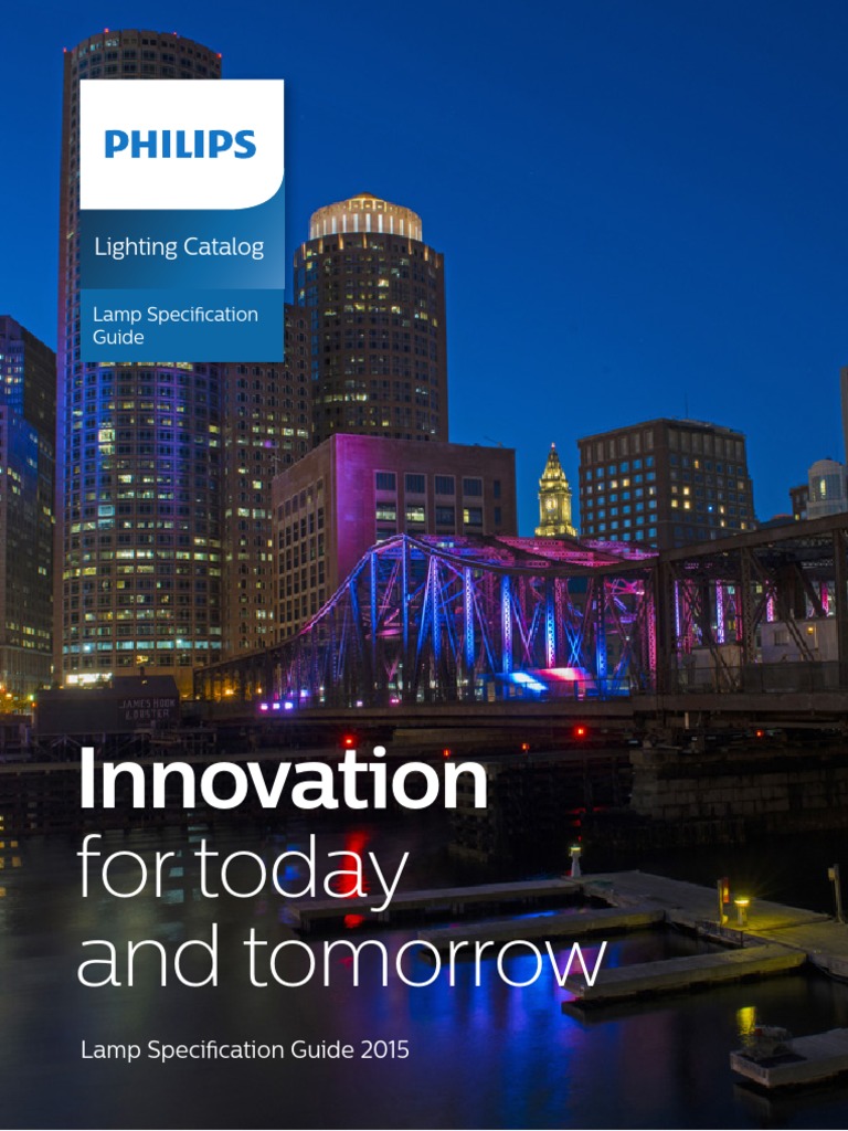Philips Lighting Catalog Lamp Specification Guide 2015 PDF