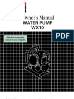 Owner's Manual: Water Pump WX10