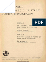 [1931] Candrea, Ioan-Aurel (1872-1950) - Dictionarul Enciclopedic Ilustrat Cartea Romaneasca Partea 1 [D-G]