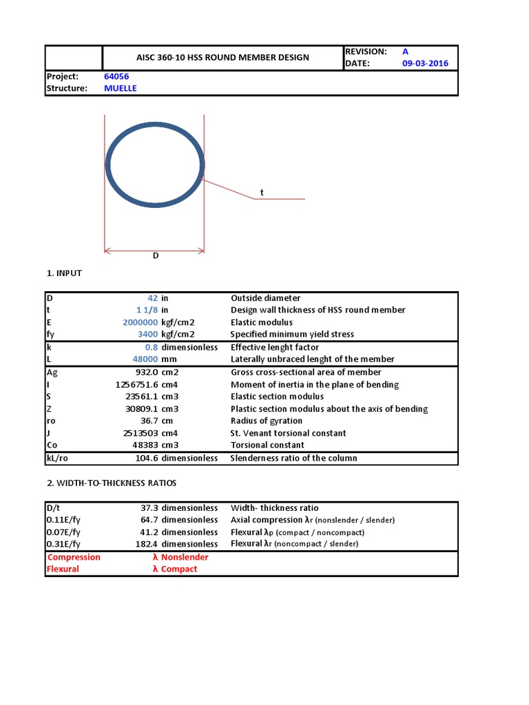 Round Hss Design | PDF | Home & Garden