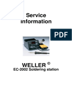 Service Manual Weller Soldering Station EC2002