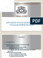 Advanced Nuclear Reactor in Nuclear Power Station