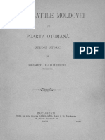 Constantin Giurescu - Capitulațiile Moldovei Cu Poarta Otomană - Studiu Istoric