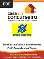 Apostila Banco do Brasil - Técnicas de Vendas