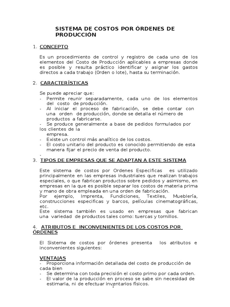 Sistemas de Costos | PDF | Costo | Inventario