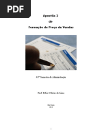 Apostila 2 Formação de Preços de Venda