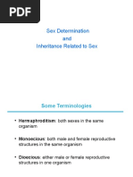 Sex Determination and Inheritance