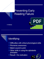 Preventing Early Reading Failure
