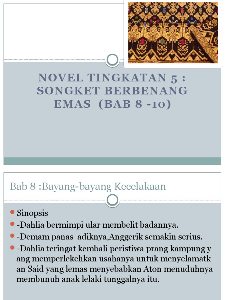 Novel Songket Berbenang Emas Bab8 10 Pdf