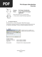 Exercise - Create A Simple Web Dynpro Application