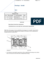 Crankshaft Main Bearings - Install: Notice