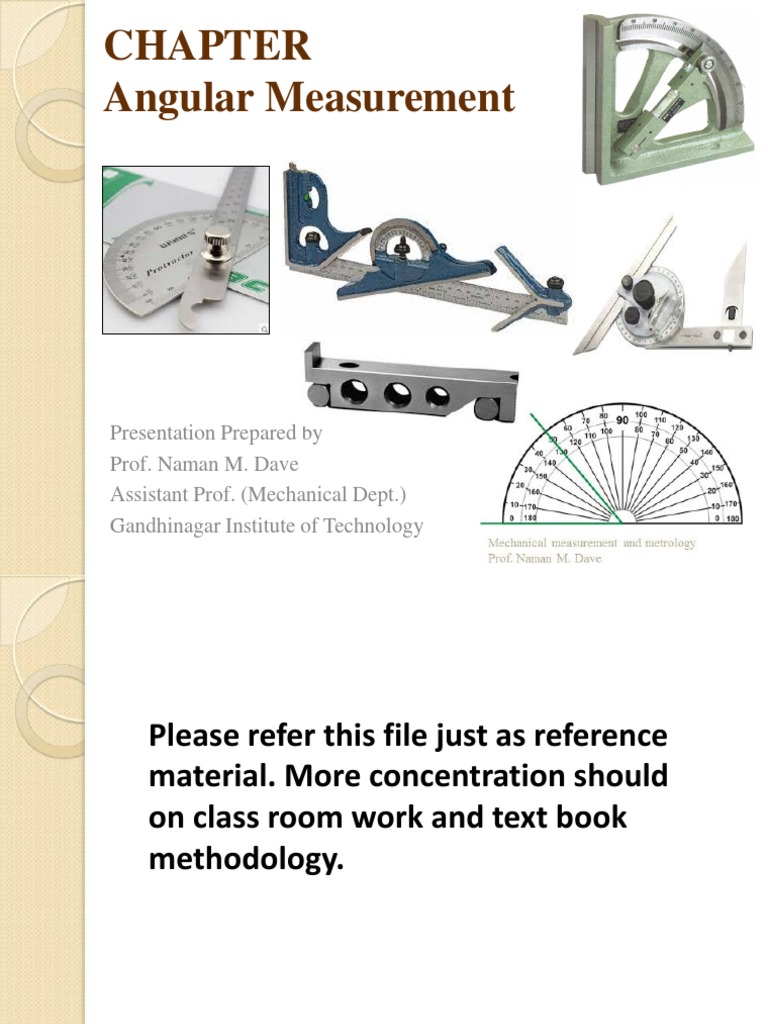 Angular Measurements PDF Angle Minute And Second Of Arc