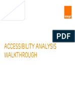 Accessibility Analysis Walkthroughf