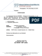 Edital 01 Convocação - Assembleia Geral Municipal - 19.02.2016