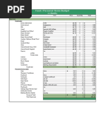 Food-Personal Expenses Spreadsheet 1 1