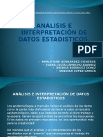 Exposición Analisis e Interpretacion de Datos Estaditicos