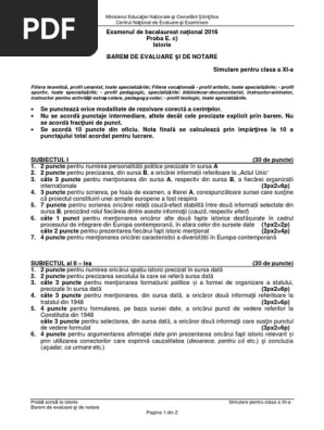 Ministerul Educa Iei Na Ionale I Cercet Rii Tiin Ifice Centrul Na Ional De Evaluare I Examinare