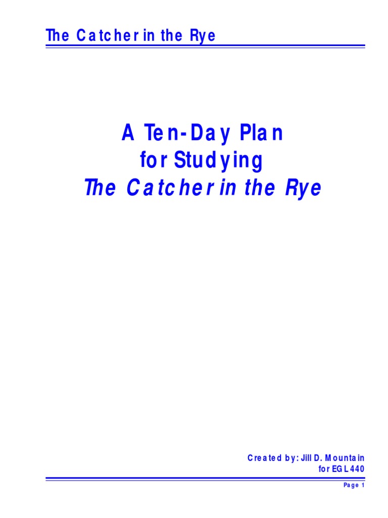worksheet The Catcher In The Rye Worksheets catcher paragraph poetry