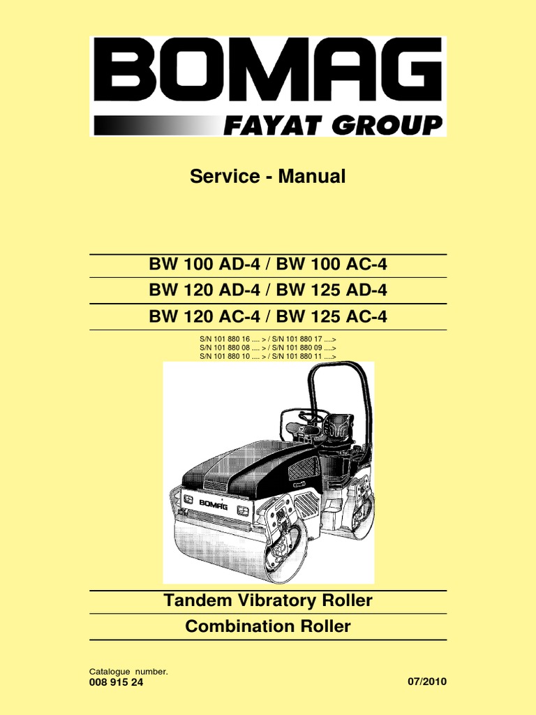 Manual de Servicio BW 120 AD-4 PDF | PDF | Electrical