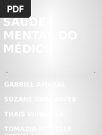 Saúde Mental Do Médico