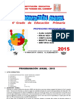 Programacion Anual 6