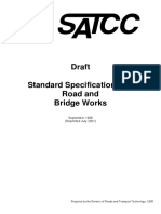 Standard Specification For Roads and Bridges Works