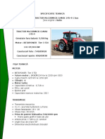 Specificatie Tehnica - Tractor Mccormick Gmax 145-4