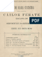 Dare de Seama Statistica - Buget 1901-1902