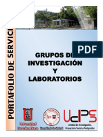 Portafolio de Servicios Facultad de Salud - Grupos de Investigación