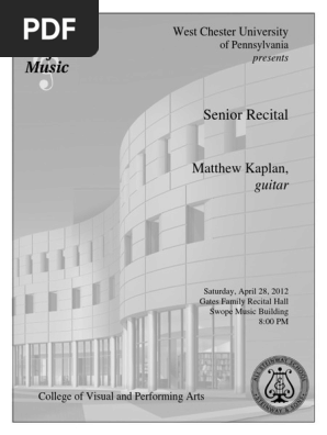 Recital Program