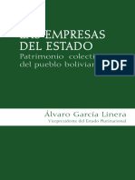 Garcia Linera. Las Empresas Del Estado