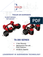 TA-300 Trailer Air Suspension Systems Top Mount and Under Slung Models