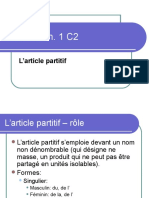  Article Partitif