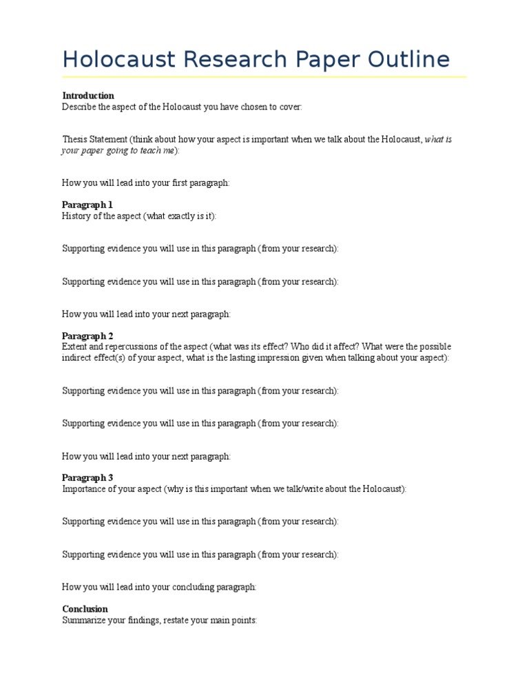 Auschwitz term paper outline 05 image