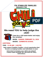 Chili Cook-Off Flyer 2016 1