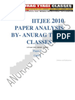 IITJEE2010_Paper1 SOLUTION BY ANURAG TYAGI CLASSES