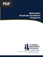 Download CIU Graduate Catalog 2010-2011 by Columbia International University SN30350514 doc pdf