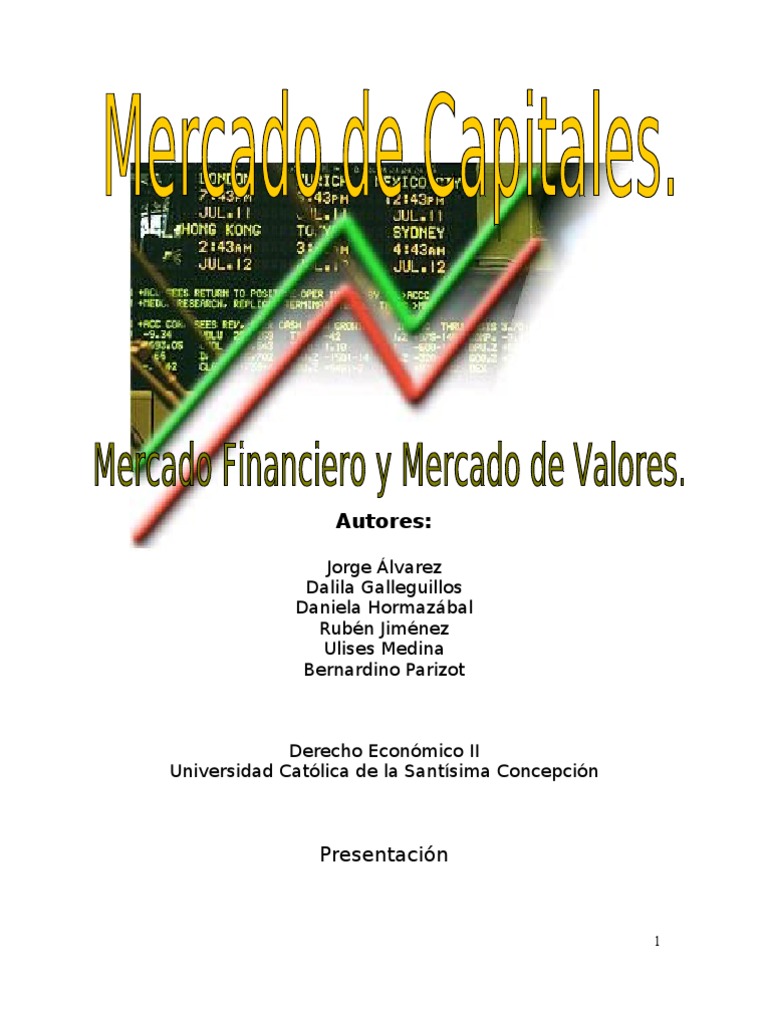 Mercado de Capitales | PDF | Bancos | Hipoteca Comercial