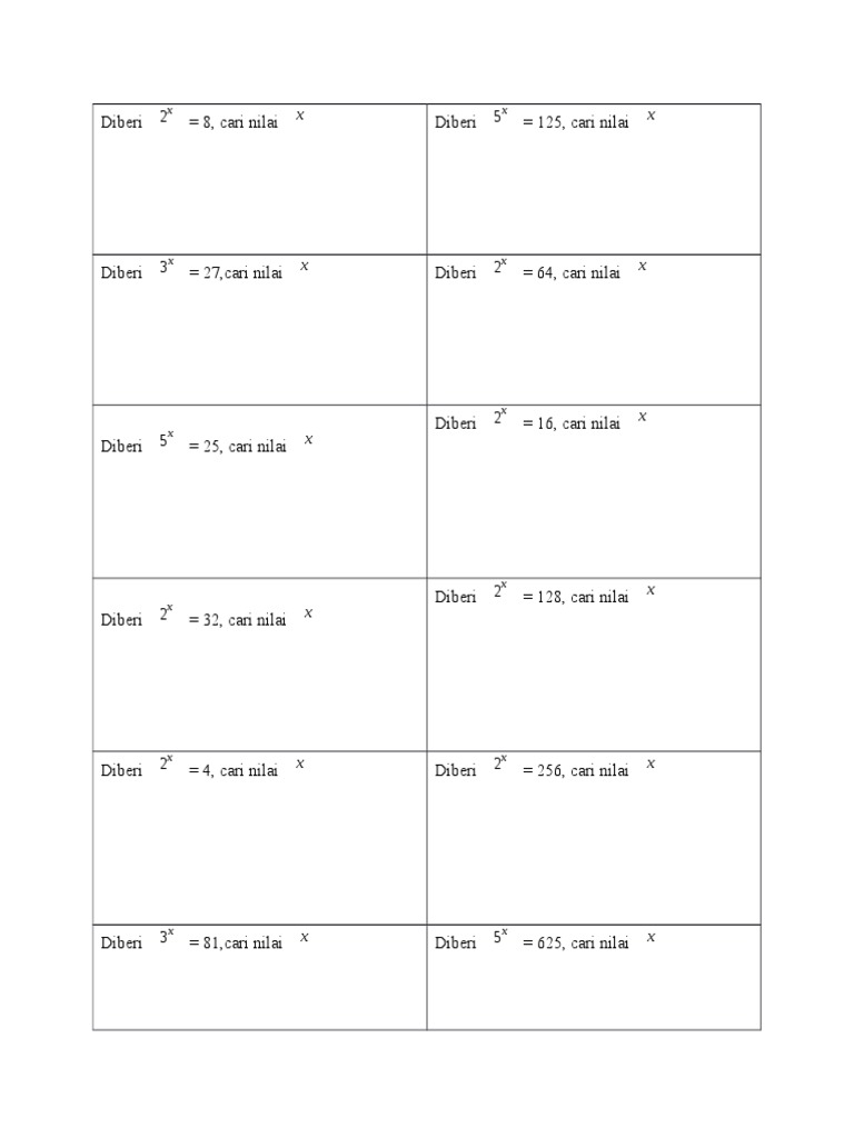 Indeks Latihan pt3 | PDF