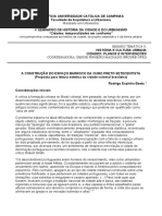 A Construção Do Espaço Barroco Da Ouro Preto Setecentista