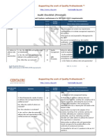 ISO 9001:2015 Audit Checklist (Preview)