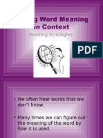word meaning in context
