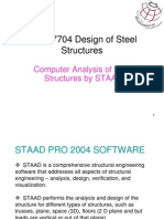 Design of Steel Truss STAAD