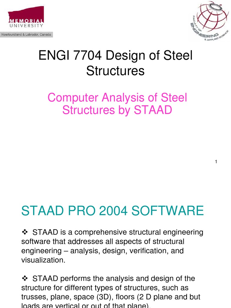 STAAD Pro Truss Design Tutorial | PDF | Truss | Areas Of Computer Science