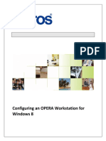 Configuring An Opera Workstation On Windows 8