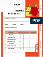 1er Grado - Bloque 3