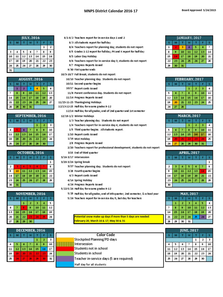 2016-17-district-calendar-pdf-schools-academia