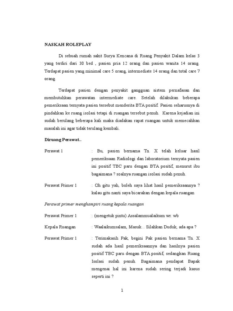 Contoh  Naskah  Roleplay  Contoh  Naskah  Roleplay