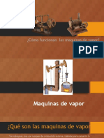 ¿Cómo funcionan las maquinas de vapor?